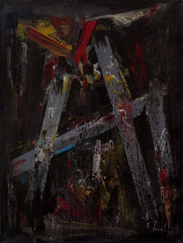 Sem titulo, acrilico sobre tela, 81 x 60 cm, 1992