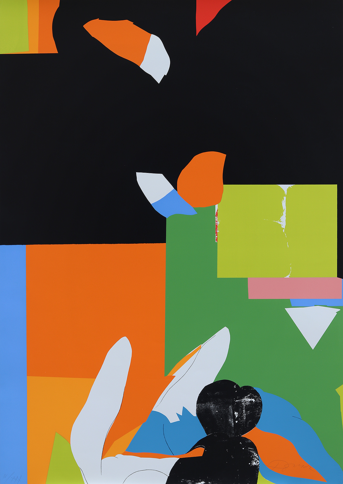 Julio Pomar – Le Chateau, IV-XXX, dimensão total 119,5 x 80 cm, 1976